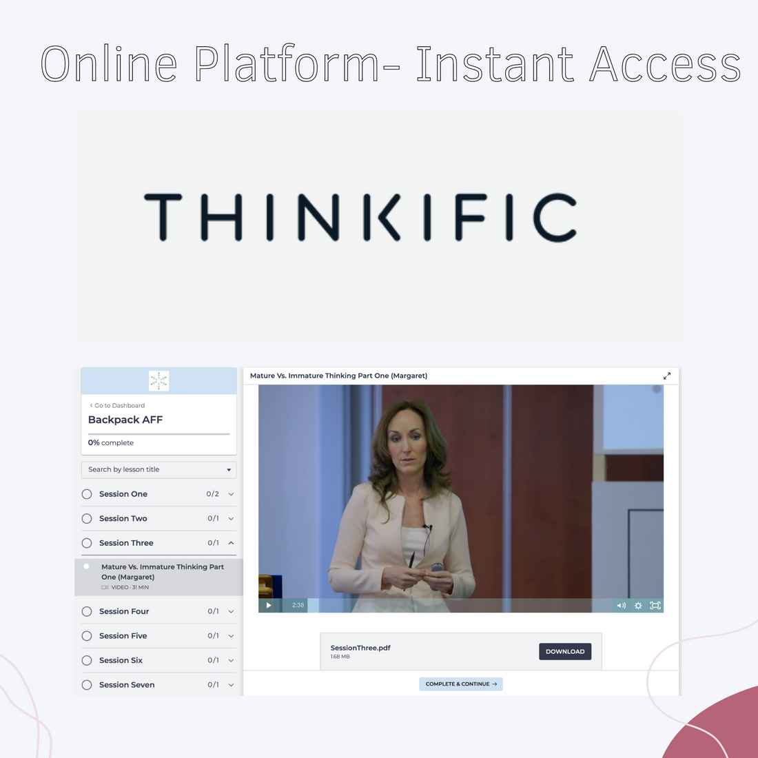 Backpack Adult Faith Formation